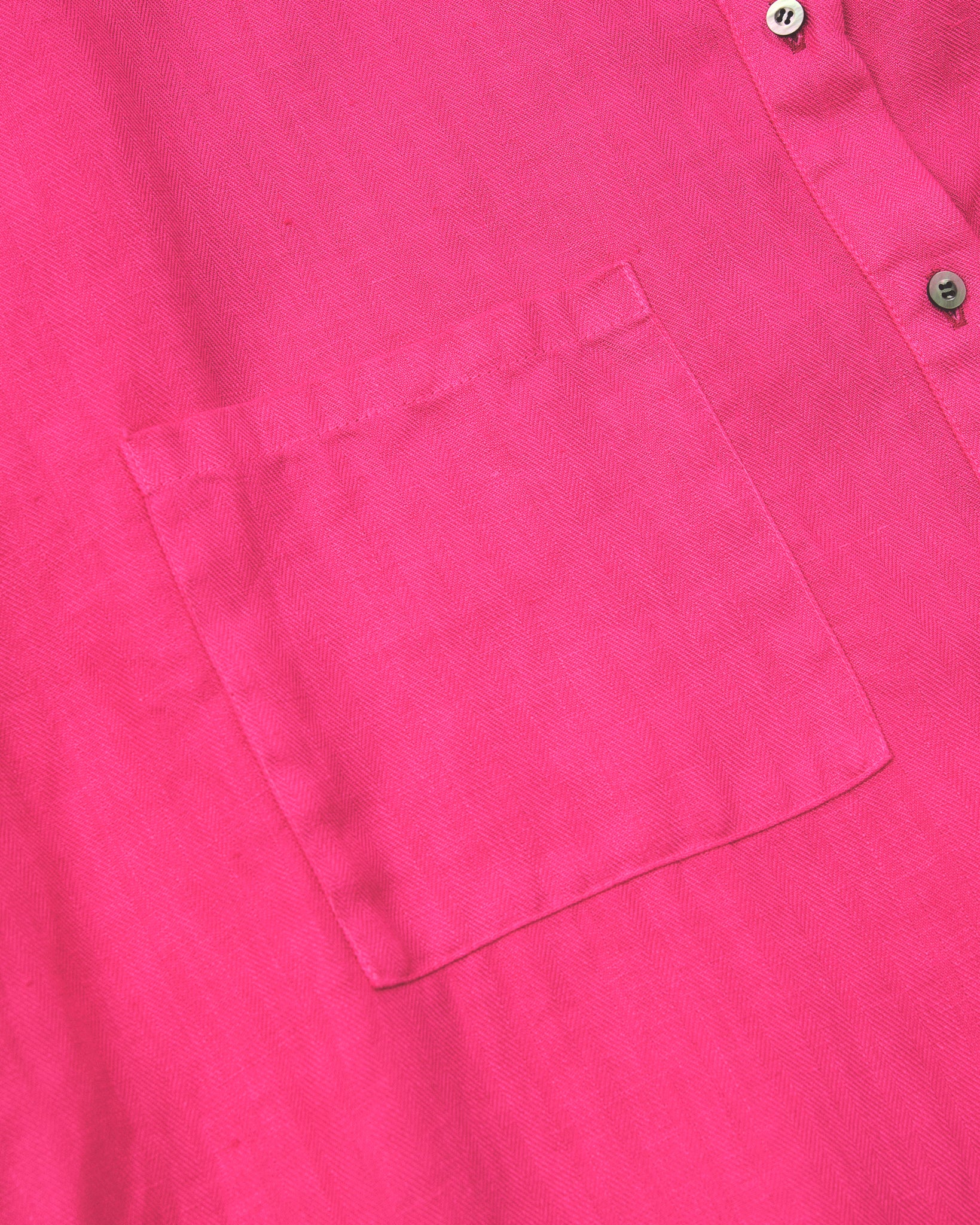 French Linen Pull Over Blouse #Pink