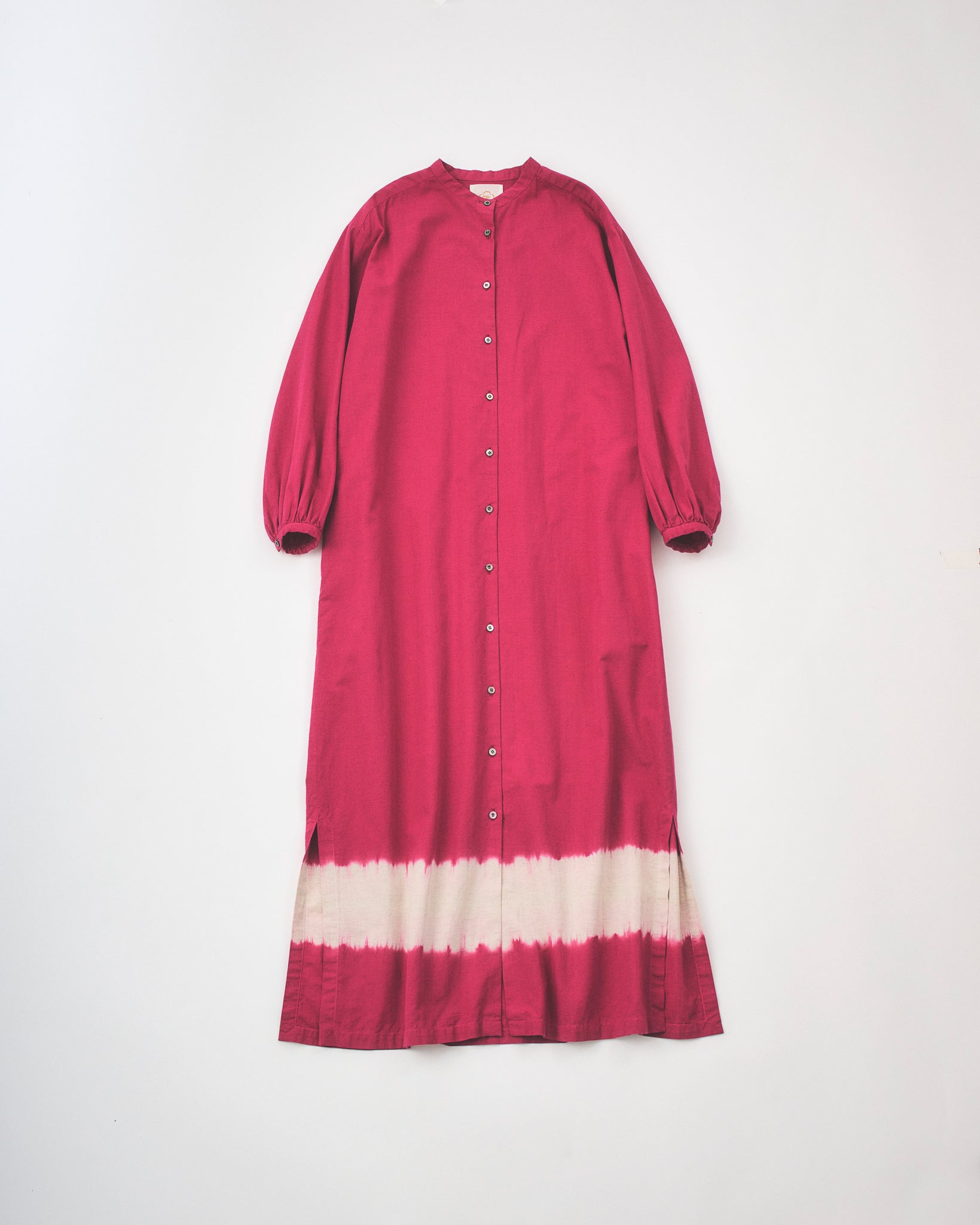 Organic Cotton × Linen Hand-dye Haori #Pink