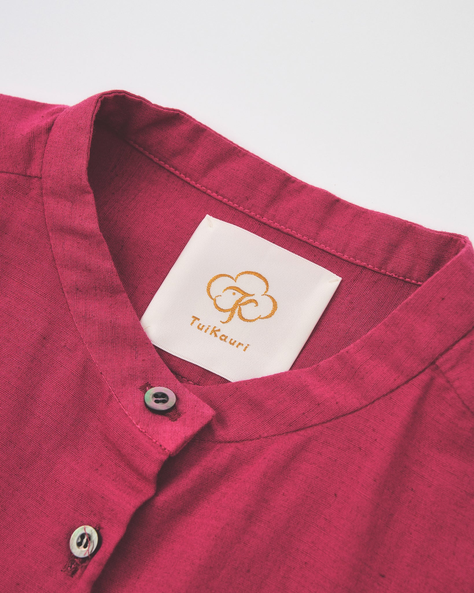 Organic Cotton × Linen Hand-dye Haori #Pink