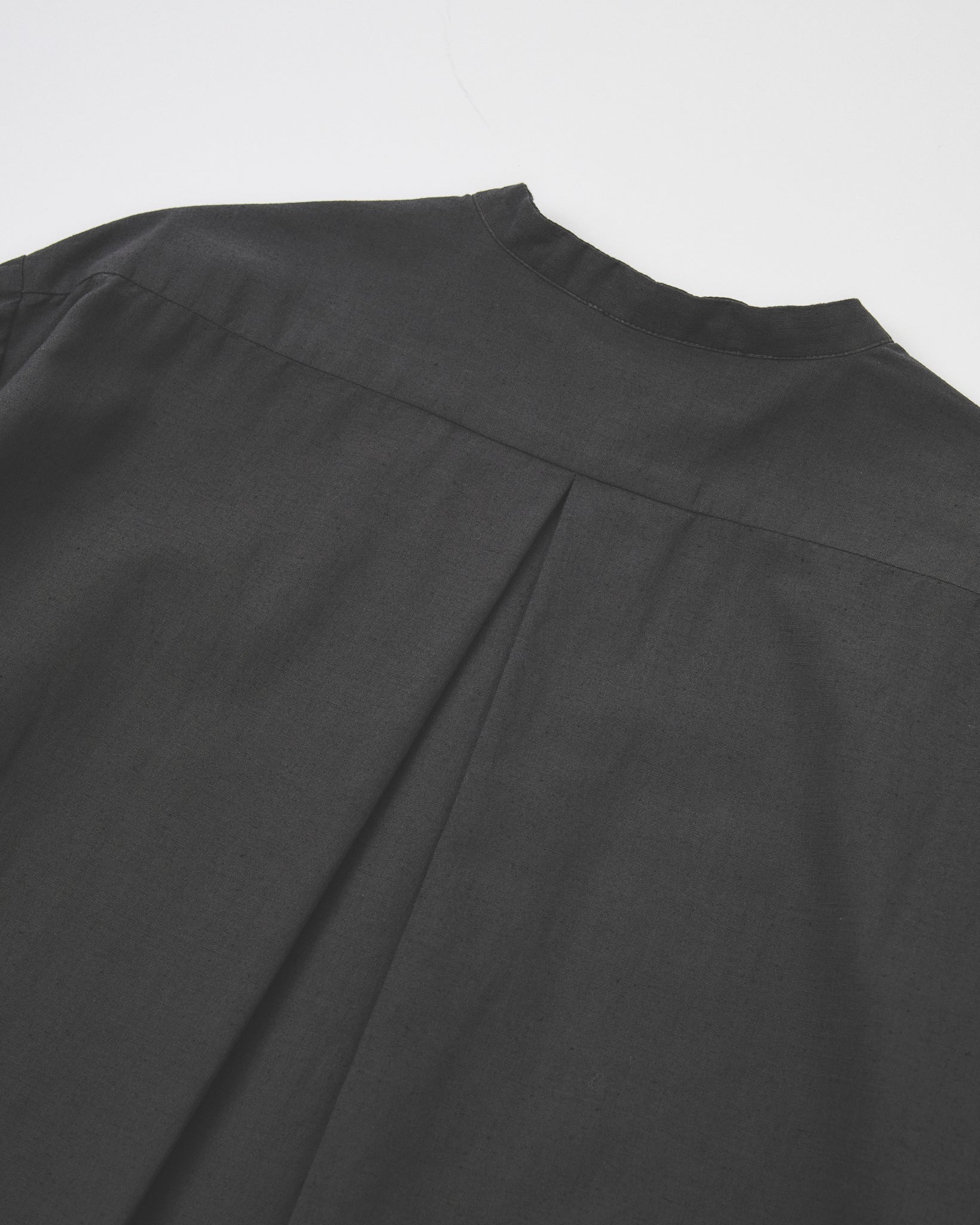 Organic Cotton × Linen Hand-dye Haori #Charcoal