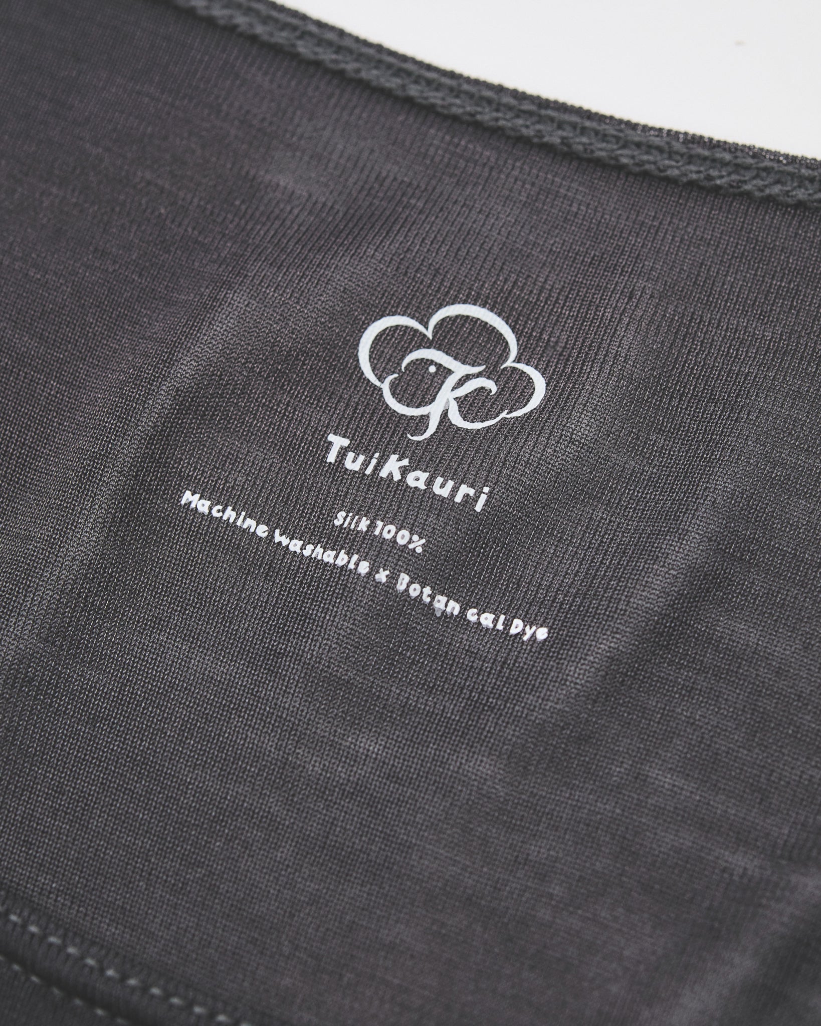 Washable Silk Long Sleeve C&S #Charcoal