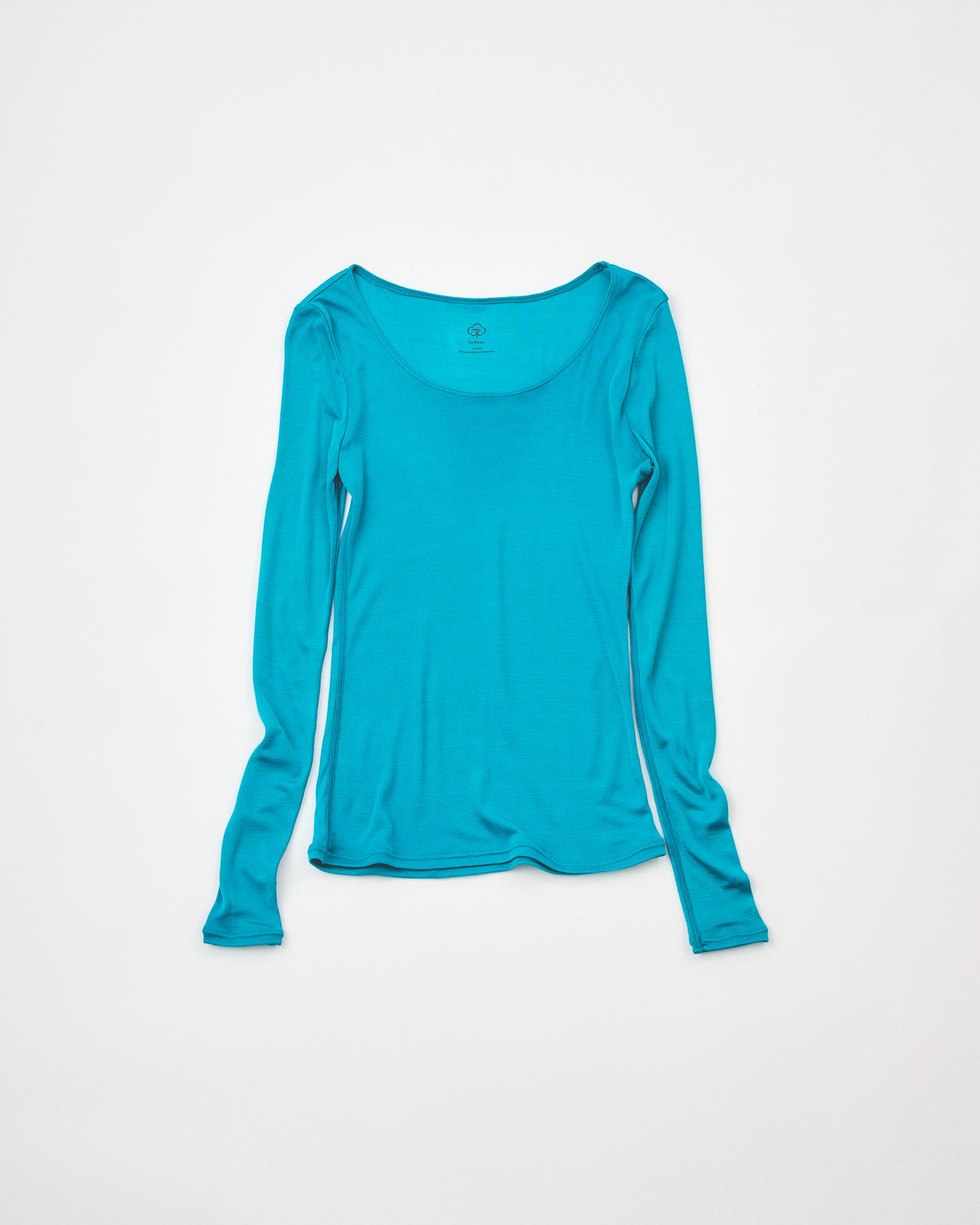 Washable Silk Long Sleeve C&S #Blue