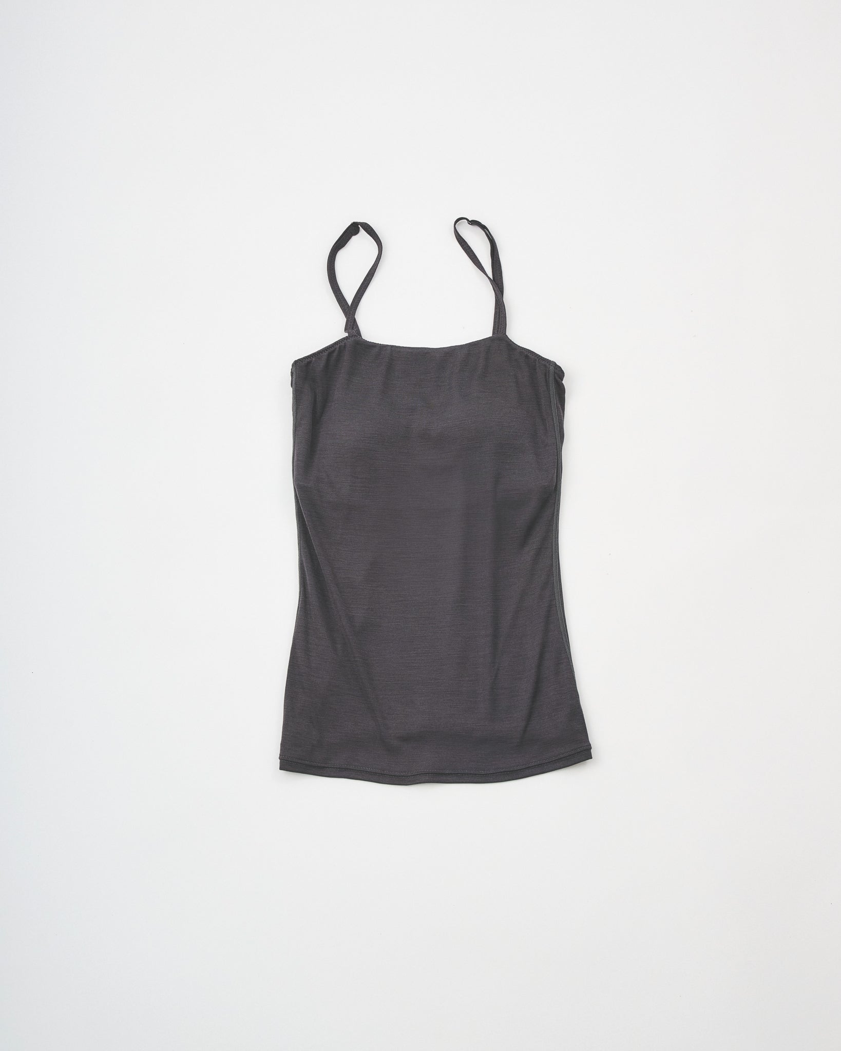 Washable Silk Camisole #Charcoal