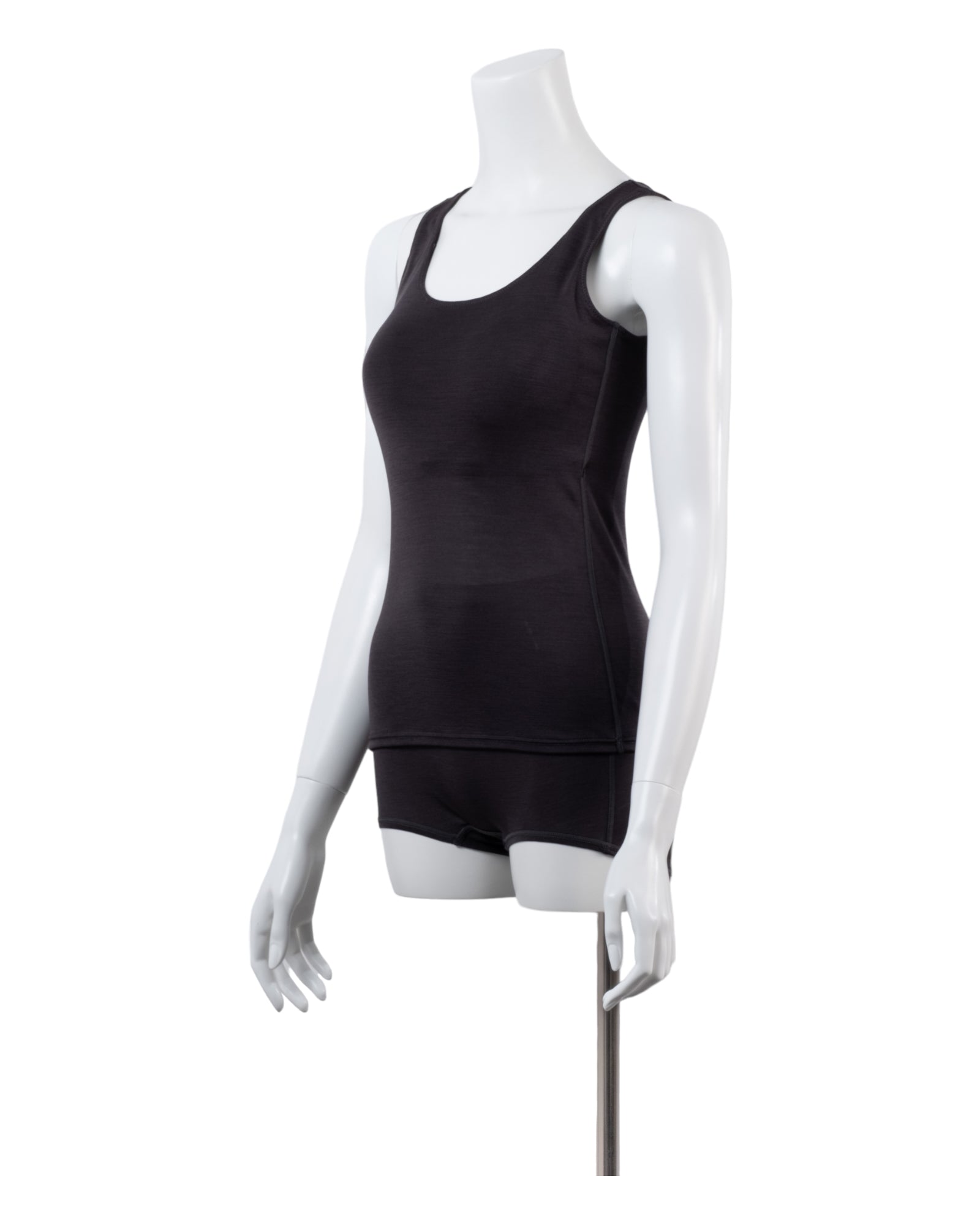 Washable Silk Tank Top #Charcoal