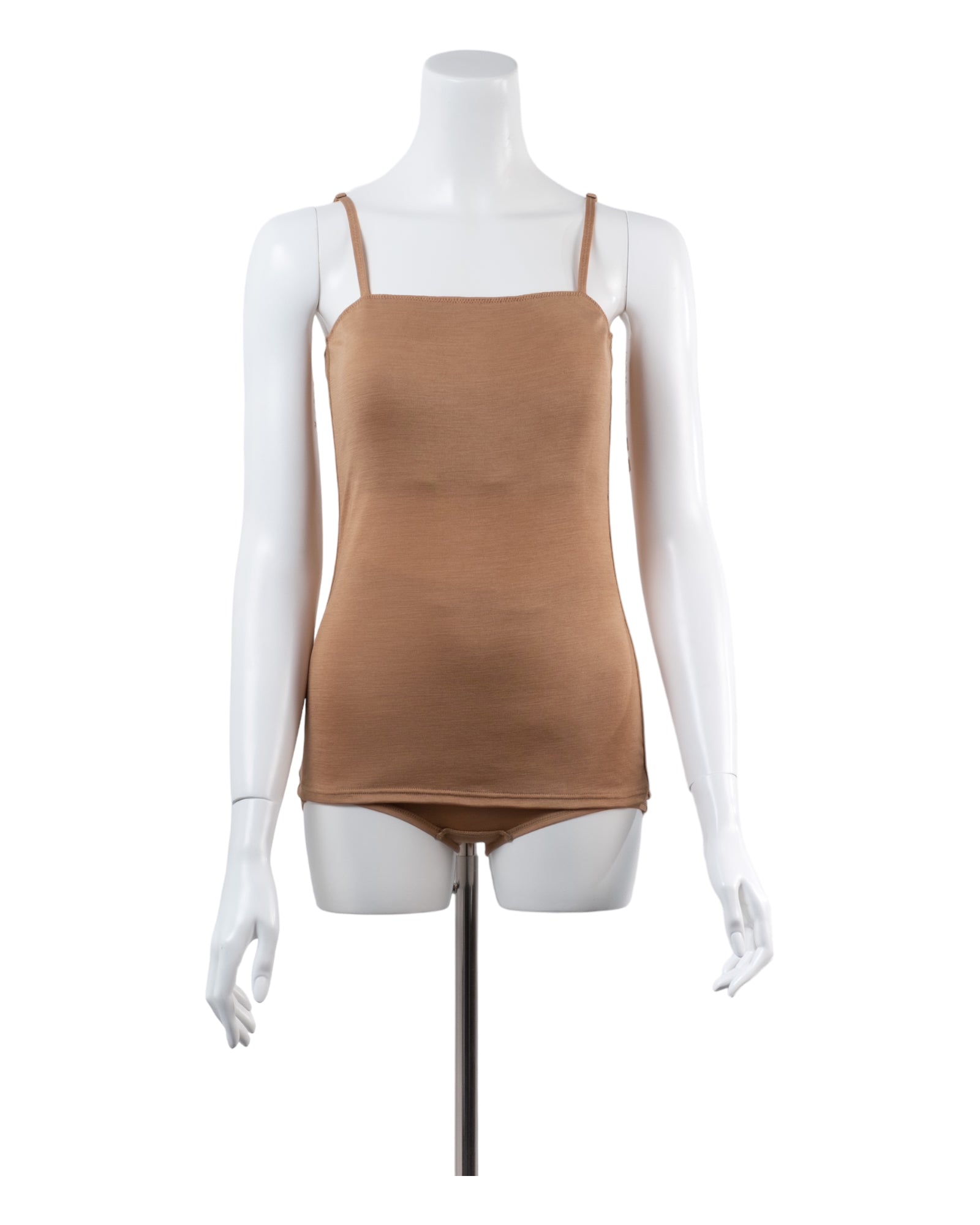 Washable Silk Camisole #Camel
