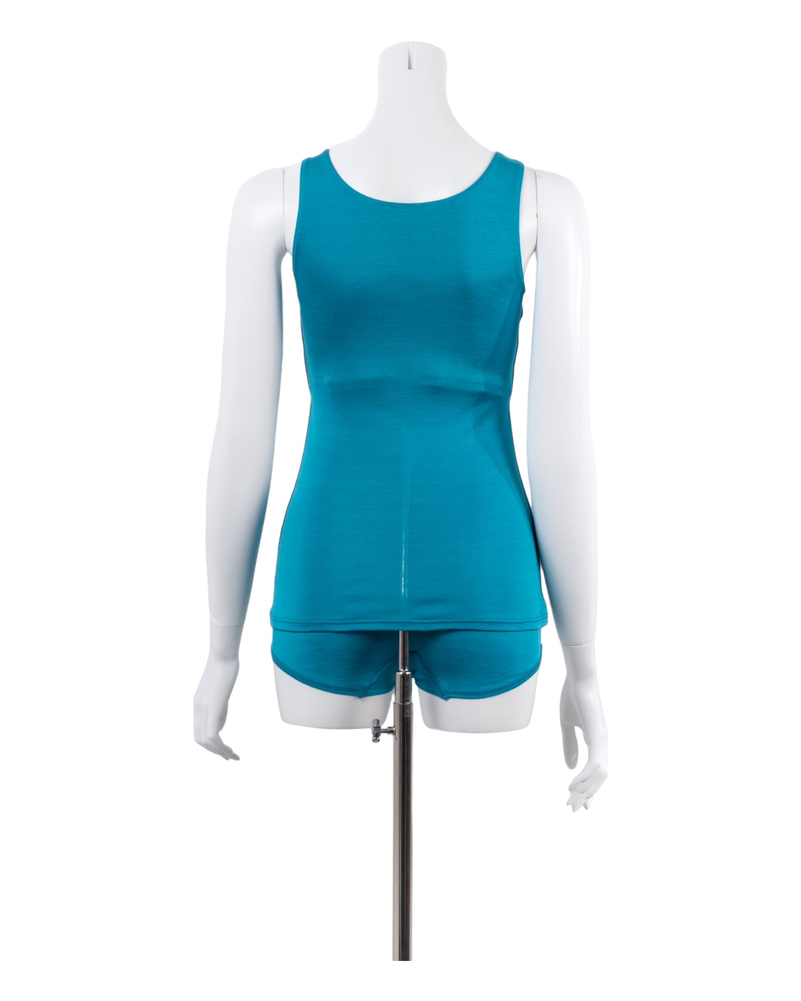 Washable Silk Tank Top #Blue