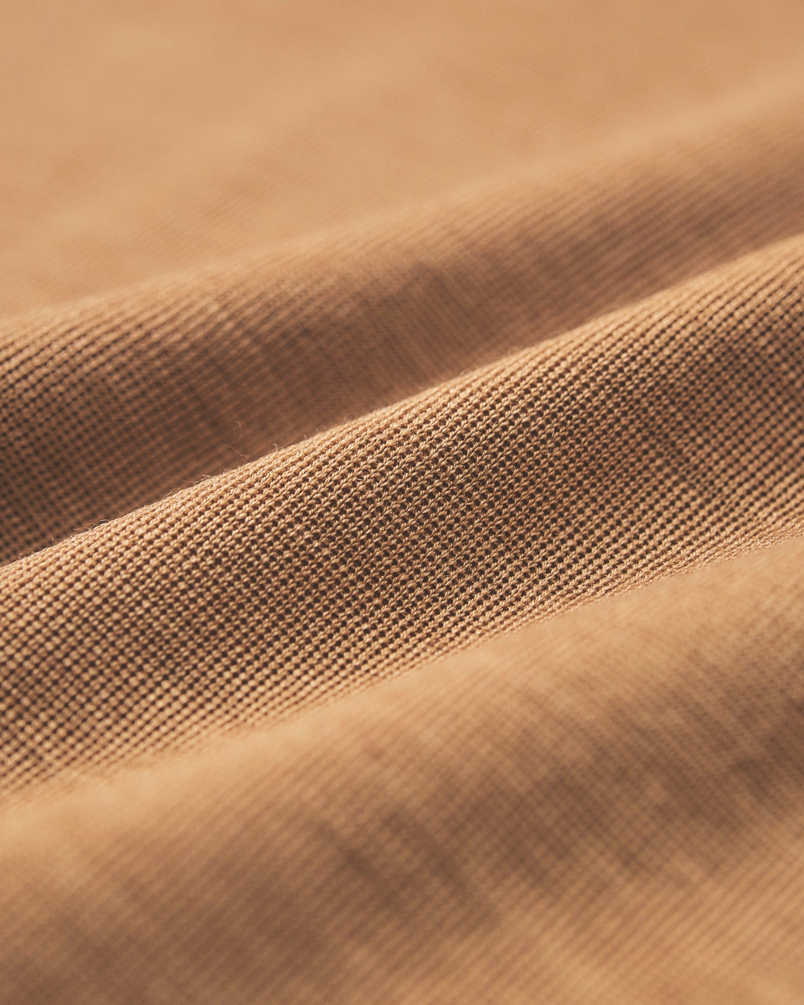 Washable Silk Long Sleeve C&S #Camel