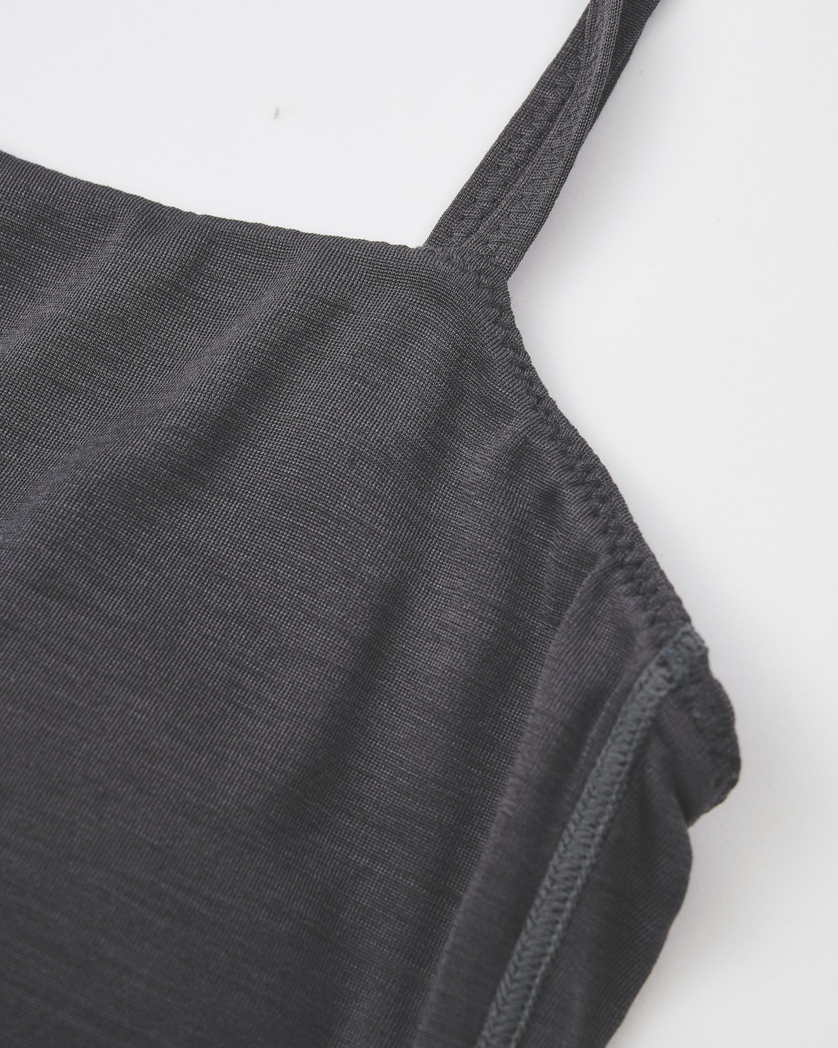 Washable Silk Camisole #Charcoal