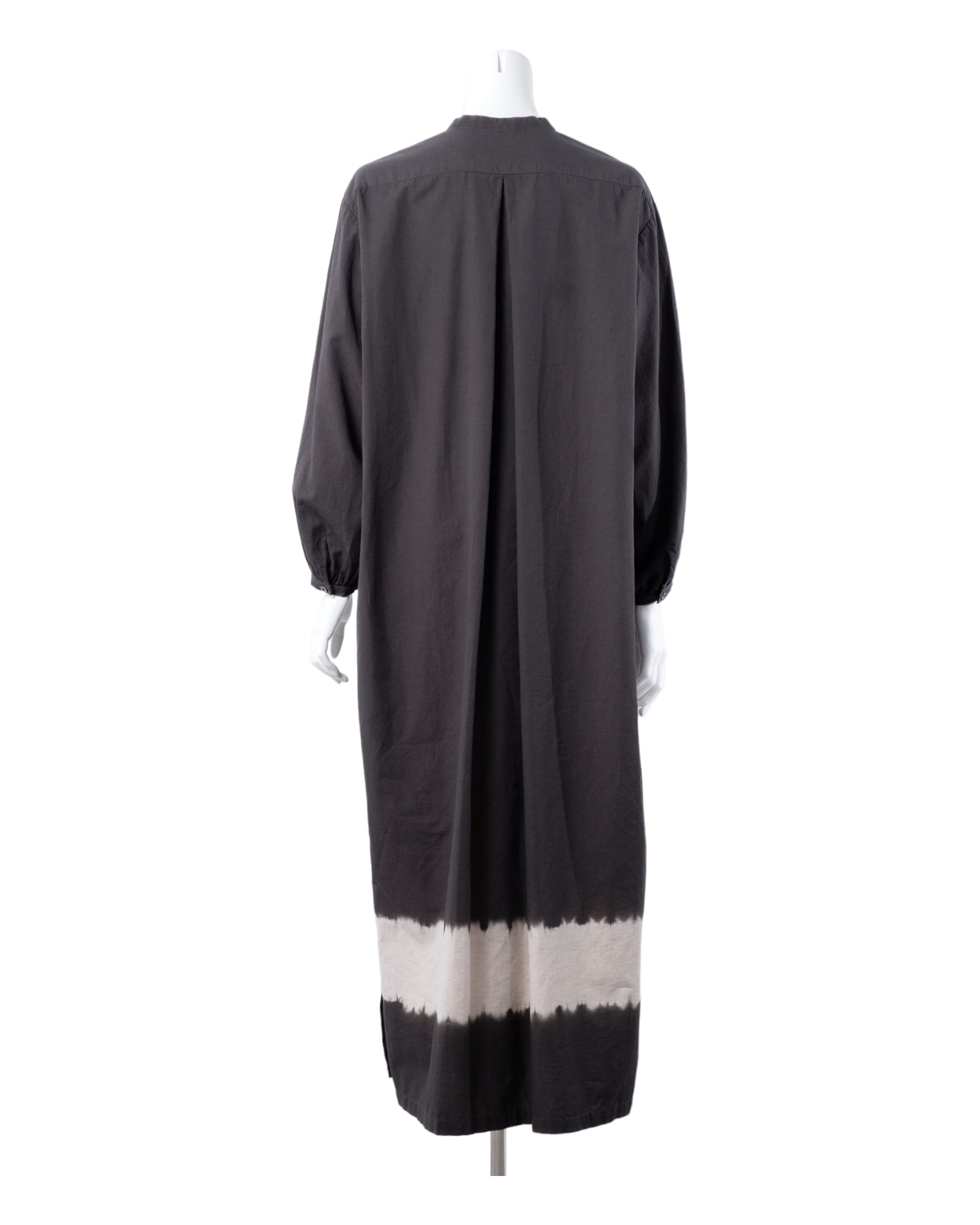 Organic Cotton × Linen Hand-dye Haori  #Charcoal