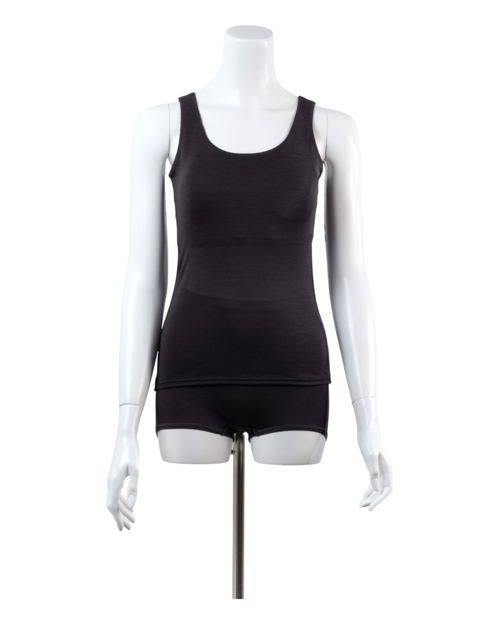 Washable Silk Tank Top #Charcoal