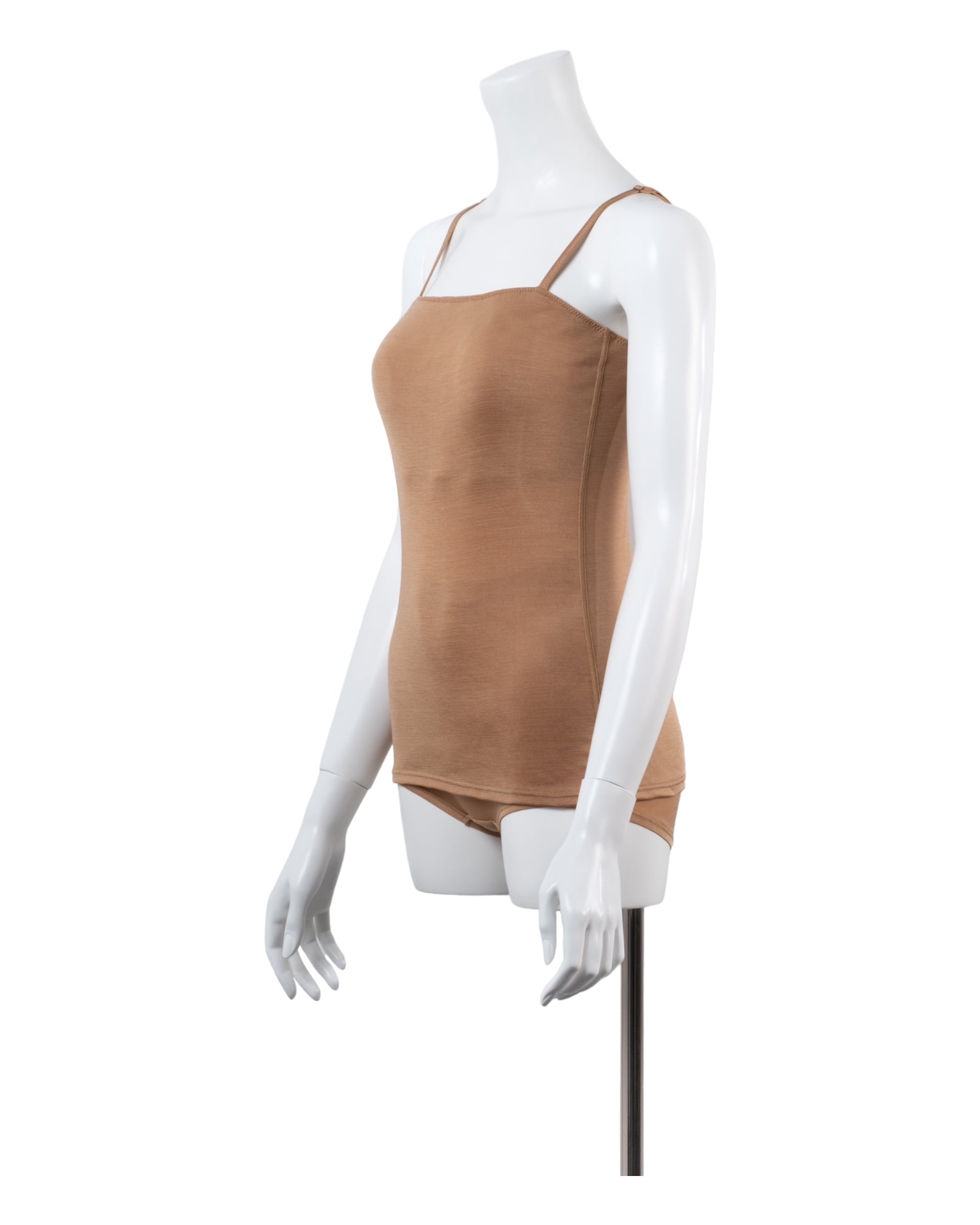 Washable Silk Camisole #Camel