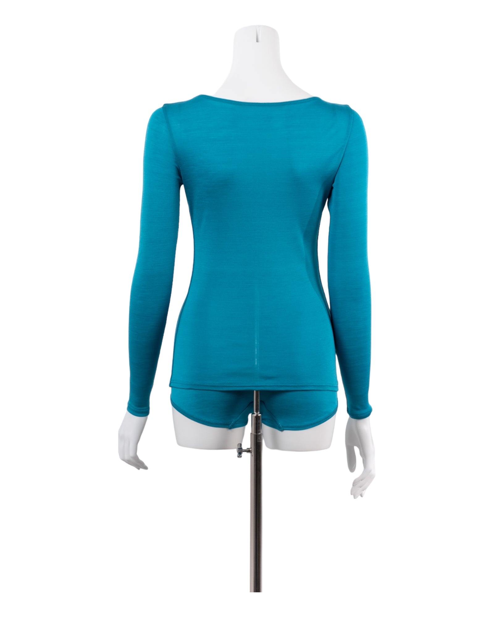 Washable Silk Long Sleeve C&S #Blue