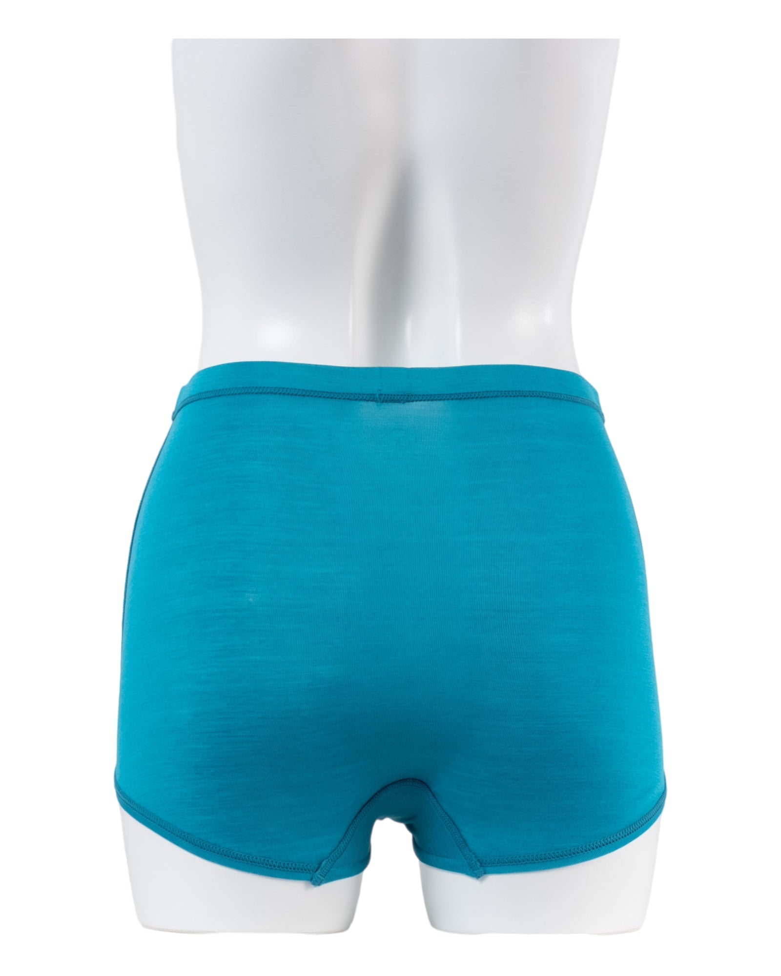 Washable Silk High Waist Shorts #Blue