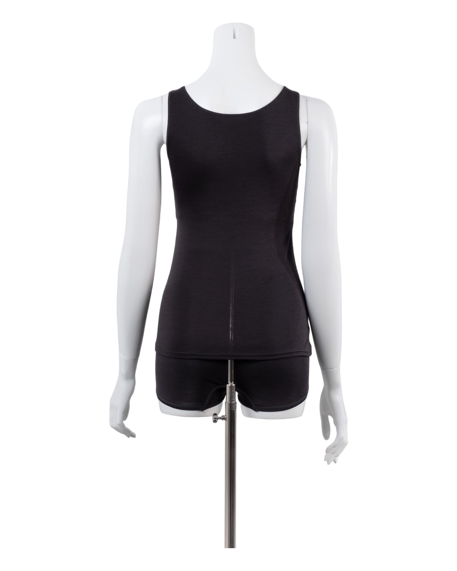 Washable Silk Tank Top #Charcoal