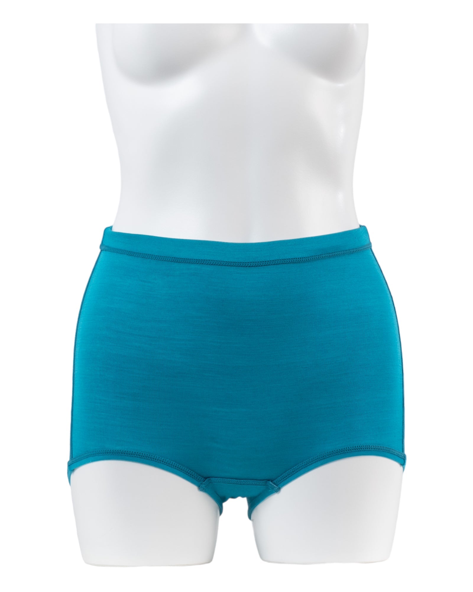 Washable Silk High Waist Shorts #Blue