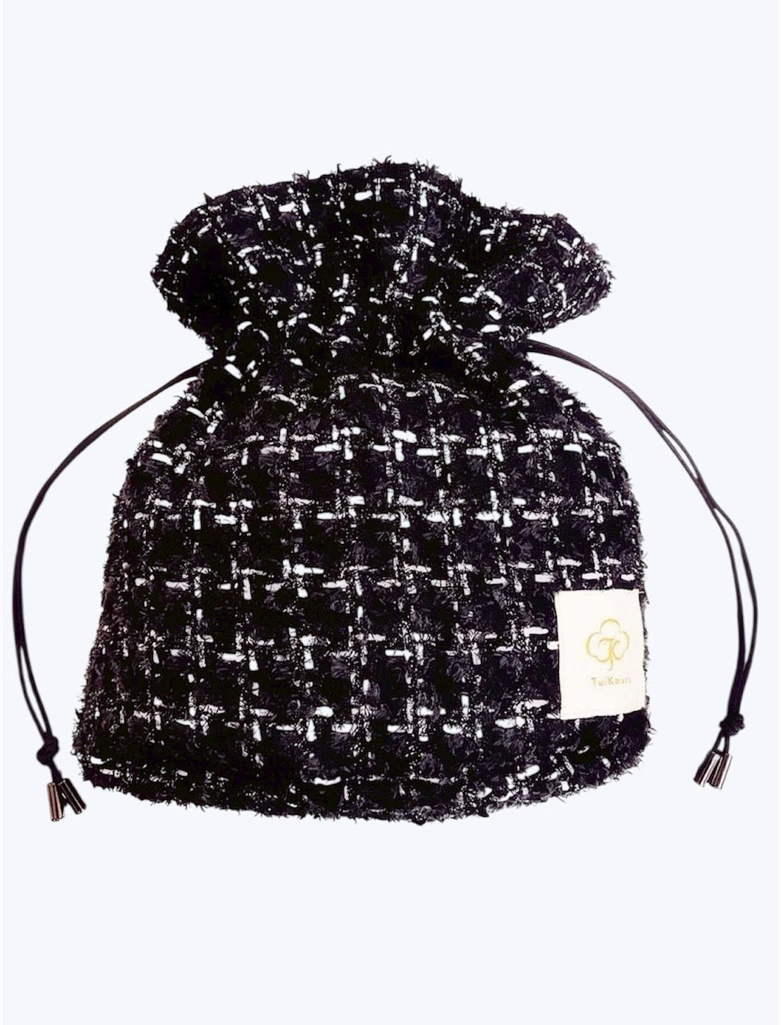 巾着BAG #Black×White