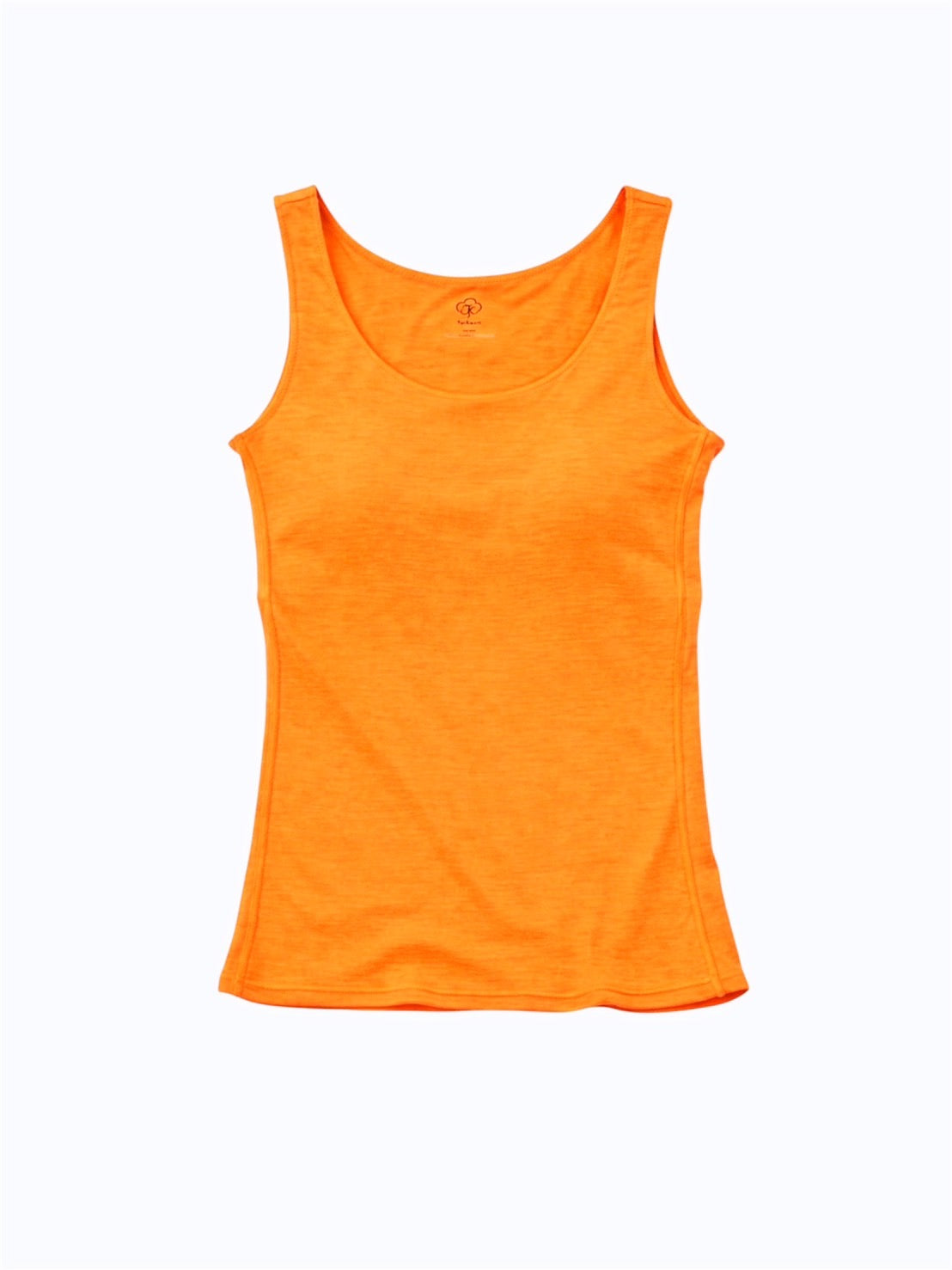 Washable Silk Tank Top #Orange